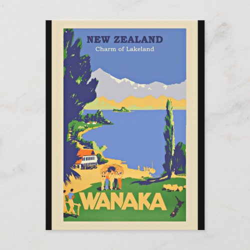 Wanaka New Zealand Postcard