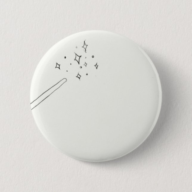 Wand Pinback Button (Front)
