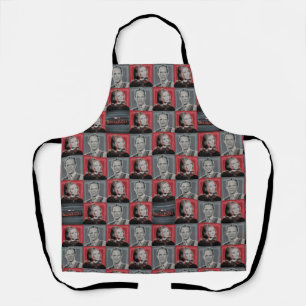 Wanda and Vision Retro Checker Pattern Apron