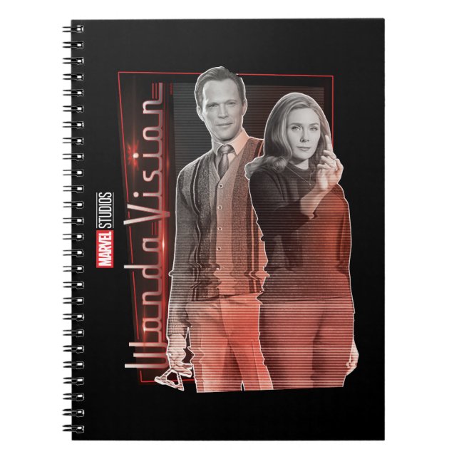 Wanda and Vision Retro Couple Notebook (Front)