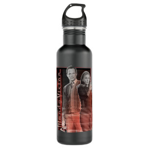 Wanda and Vision Retro Couple Stainless Steel Water Bottle