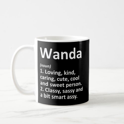 Wanda Definition Personalized Name Coffee Mug