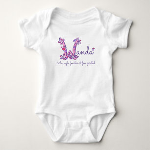 Wanda girls name & meaning baby bodysuit