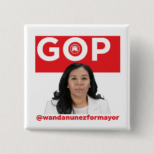 Wanda Nunez for Mayor Button