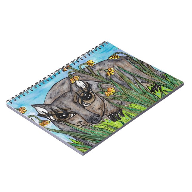 Wanda the Wombat Notebook (Left Side)