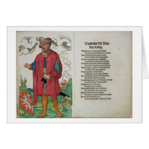 Wandalus, King of the 'Wenden', from 'The Origin o Cards