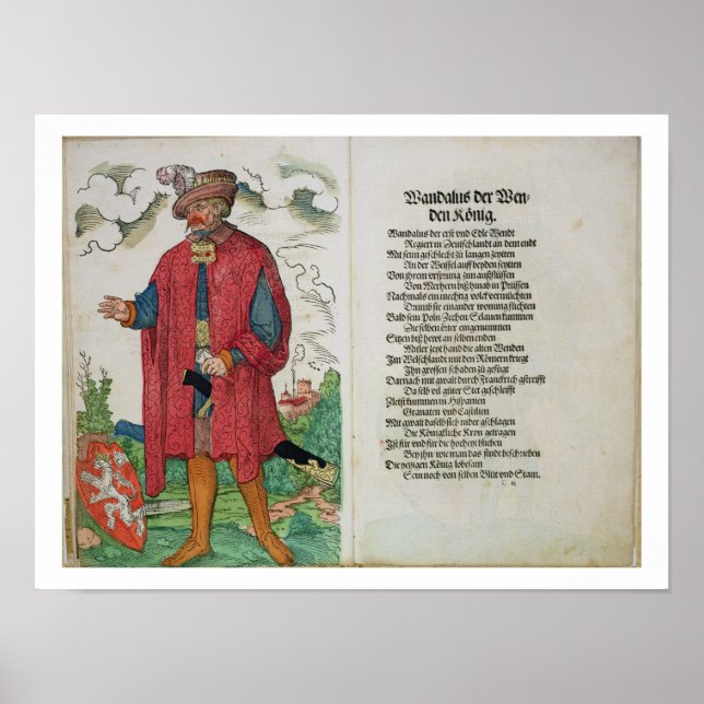 Wandalus, King of the 'Wenden', from 'The Origin o Poster (Front)