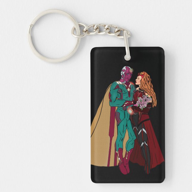 WANDAVISION Acrylic Keychain, Rectangle  Keychain (Front)