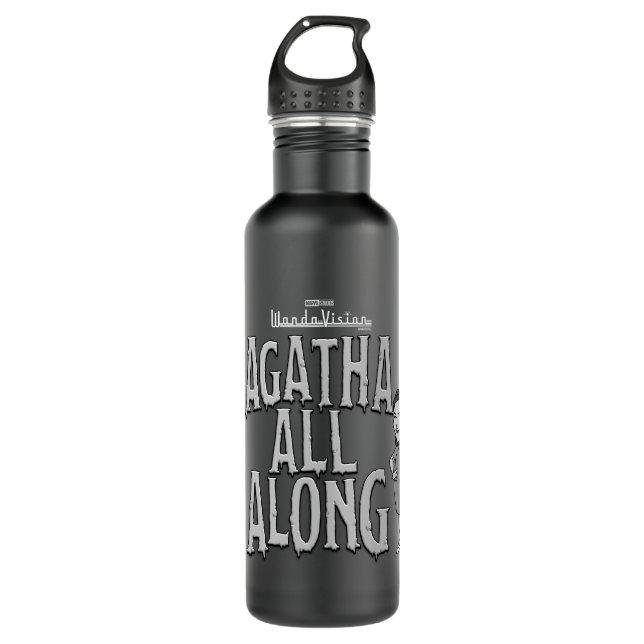 WandaVision | Agatha All Along Stainless Steel Water Bottle (Front)