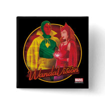 WandaVision Halloween Graphic Button