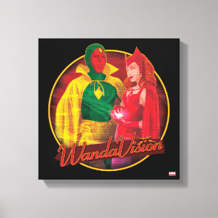 WandaVision Halloween Graphic Canvas Print