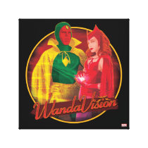 WandaVision Halloween Graphic Canvas Print