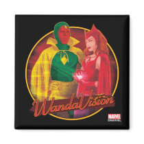 WandaVision Halloween Graphic Magnet