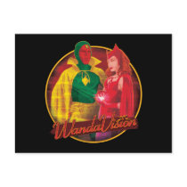 WandaVision Halloween Graphic Postcard