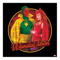 WandaVision Halloween Graphic Poster