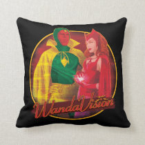 WandaVision Halloween Graphic Throw Pillow