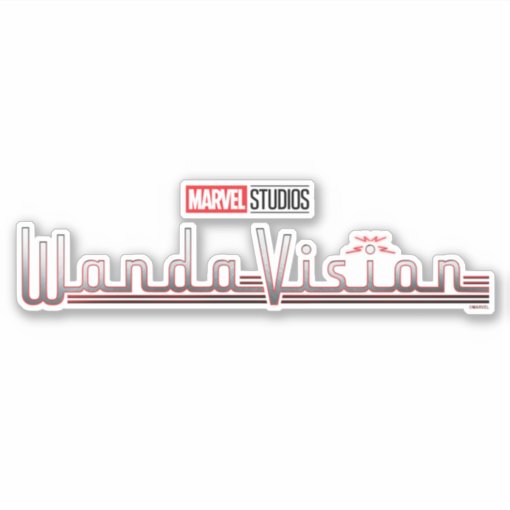 WandaVision Logo Sticker | Zazzle