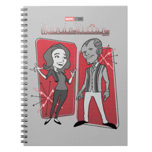 WandaVision Retro Animation Graphic Notebook