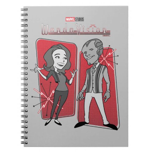 WandaVision Retro Animation Graphic Notebook