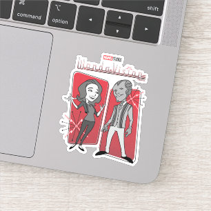 WandaVision Retro Animation Graphic Sticker
