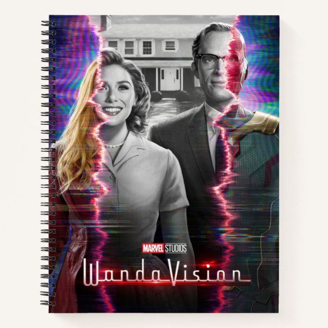 WandaVision Screen Tear Poster Notebook (Front)
