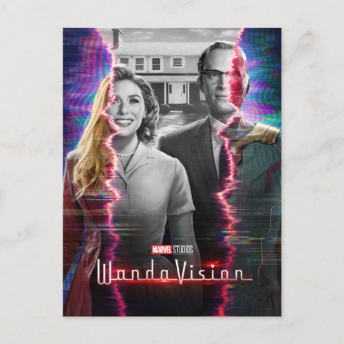 WandaVision Screen Tear Poster Postcard