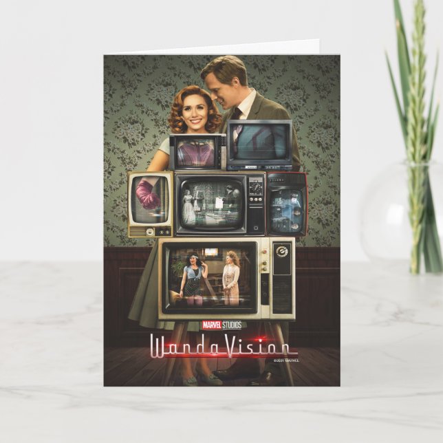 WandaVision Television Stack Poster Card (Front)