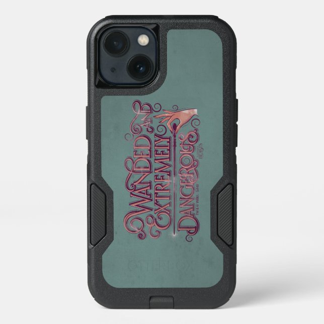 Wanded And Extremely Dangerous Graphic - Pink Otterbox iPhone Case (Back)