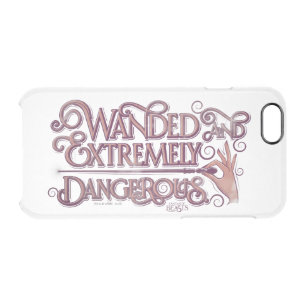 Wanded And Extremely Dangerous Graphic - Pink Clear iPhone 6/6S Case