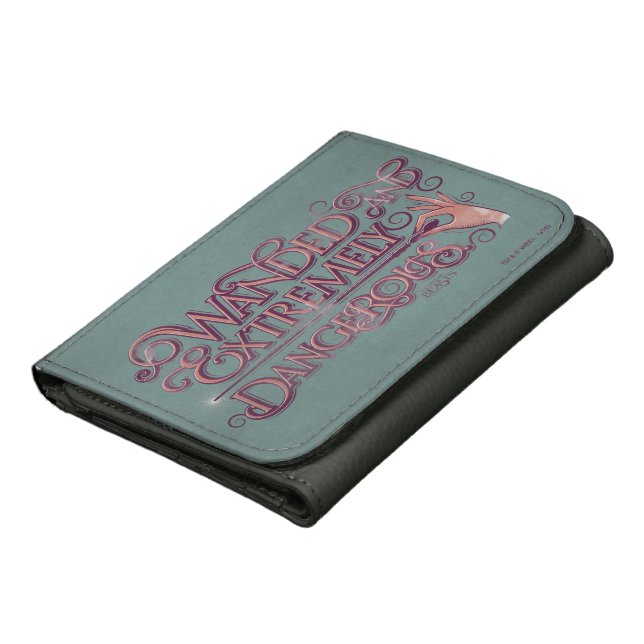 Wanded And Extremely Dangerous Graphic - Pink Wallet (Bottom)