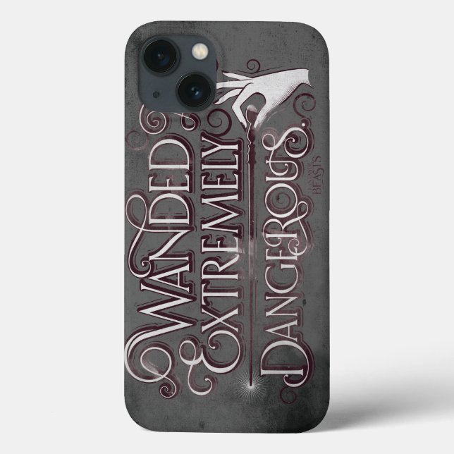 Wanded And Extremely Dangerous Graphic - White Case-Mate iPhone Case (Back)