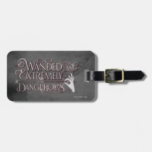 Wanded And Extremely Dangerous Graphic - White Luggage Tag