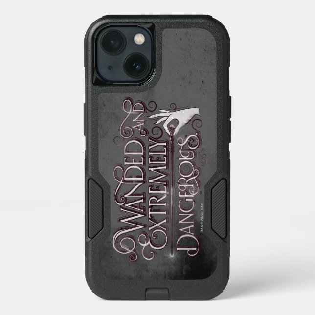 Wanded And Extremely Dangerous Graphic - White Otterbox iPhone Case (Back)