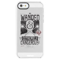 Wanded & Extremely Dangerous Wanted Poster - Black