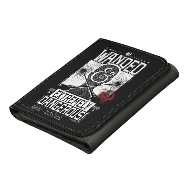 Wanded & Extremely Dangerous Wanted Poster - White Wallet (Bottom)