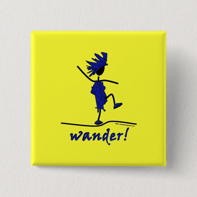Wander! Button (Front)