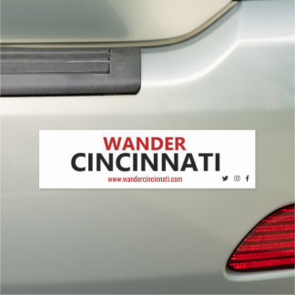 Wander Cincinnati Car Magnet