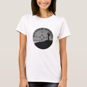 Wander hiking hike camping woman T-Shirt