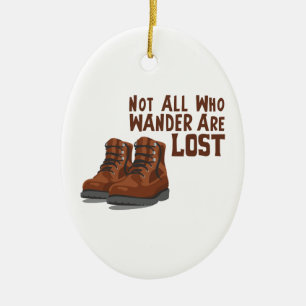 Wander Lost Ceramic Ornament