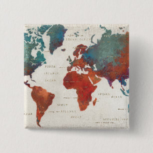 Wander Often, Wander Always Map With Quote Button
