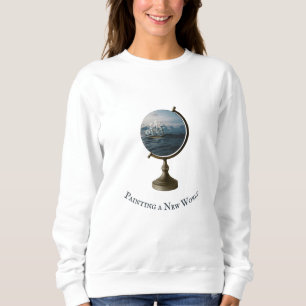 Wander The World Ocean Globe Expression Sweatshirt