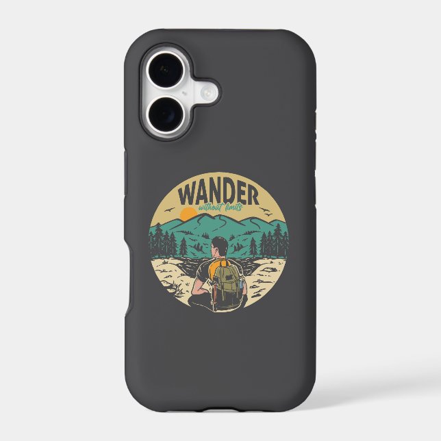 Wander wihtout Limits Iphone Case (Back)