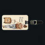 Wander Woman | Fun Travel Luggage Tag<br><div class="desc">Show off your adventurous spirit with this playful “Wander Woman” luggage tag, featuring a chic illustration of a woman with her suitcase. Perfect for frequent flyers, stylish travelers, and anyone who loves exploring the world. Durable, eye-catching, and easy to spot at baggage claim, this tag makes a great gift for...</div>