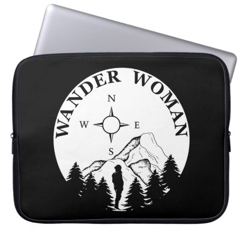 wander woman hiking laptop sleeve