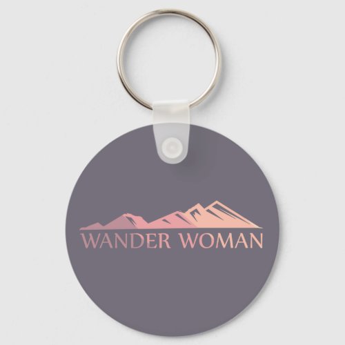 wander woman wandering women keychain