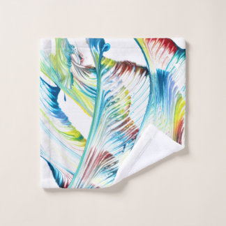 Wanderer 1 Colorful Abstract Bath Towel Set