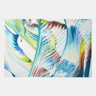 Wanderer 1 Free Flowing Colorful Abstract Door Mat