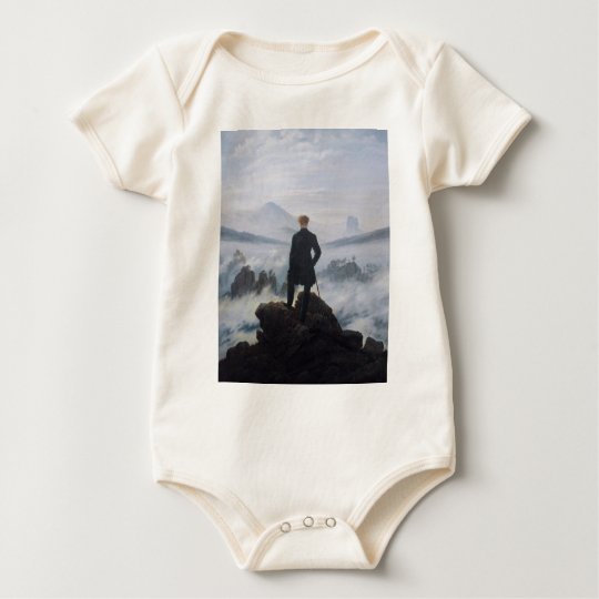 Wanderer above the Sea of Fog Baby Bodysuit