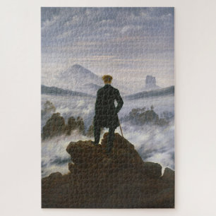 Wanderer above the Sea of Fog: Caspar David  Jigsaw Puzzle