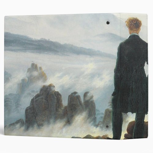 Wanderer above the Sea of Fog Friedrich 3 Ring Binder